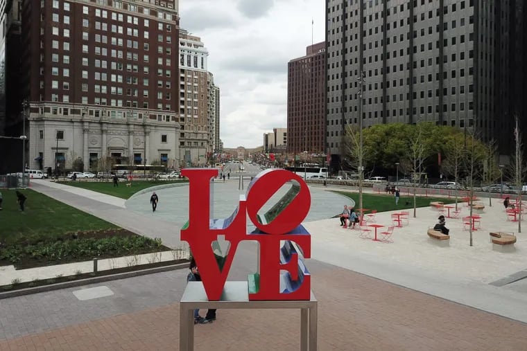 LOVE sculpture in Center City is just one of dozens across the world.