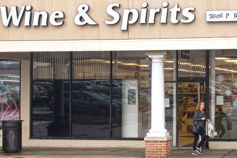 Fine Wine and Good Spirits on Sproul Road, in Broomall.