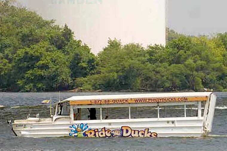 A Ride the Ducks boat on the Delaware River, the former home for the tour until tragedy struck.  Now, the city is saying the operator cannot use the Schuylkill River.
