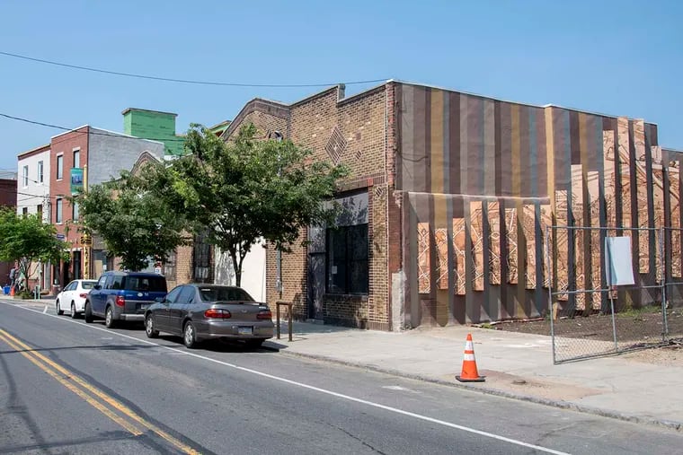 Old garages set to be demolished, located at 1834-48 Frankford Avenue on Friday, May 27th, 2016.