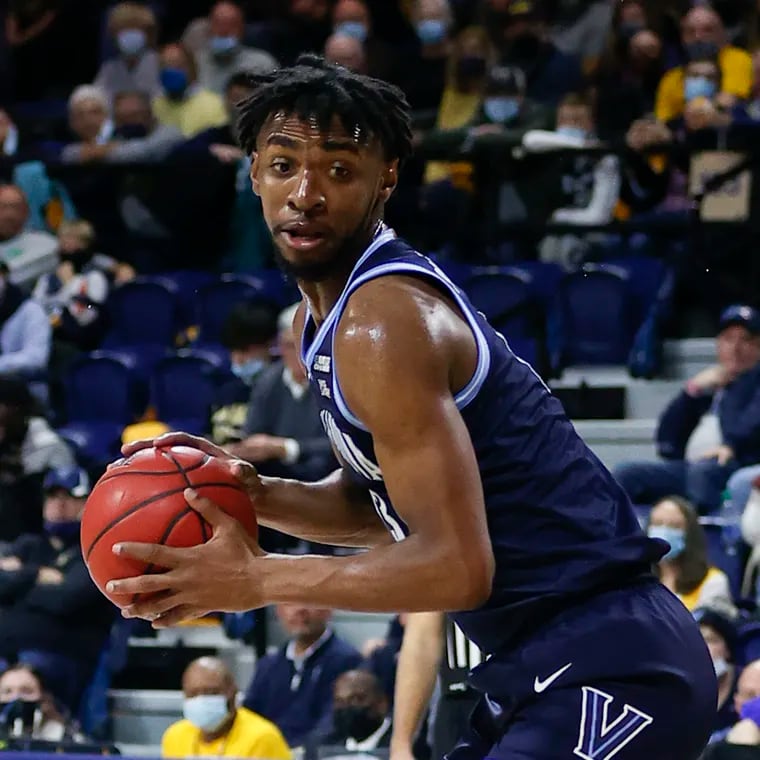 Villanova forward Trey Patterson, pictured in 2021, intends to hit the transfer portal in search of a fresh start.