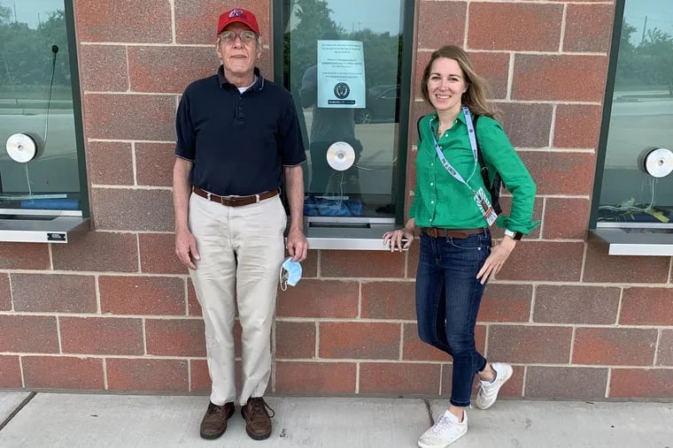 Jack Power and his daughter Carolyn Power Madonna both sell tickets to Philadelphia Union games and other venues. Power has worked for the Phillies for five decades.