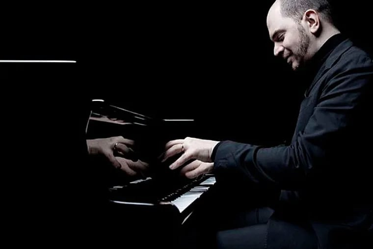 Pianist Kirill Gerstein, who gave a slow movement in Shostakovich an emotional dimension Wednesday at the Kimmel. (MARCO BORGGREVE)