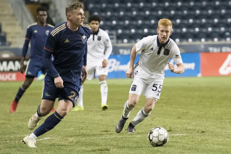 The Union announced Tuesday evening that Jack de Vries (right), a 17-year-old Dutch-American striker in the club’s academy, signed a pre-contract to join the senior team in 2020.