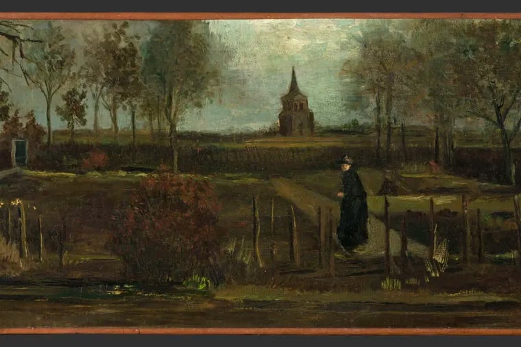 Vincent van Gogh's painting titled "The Parsonage Garden at Nuenen in Spring" was stolen from the Singer Museum in Laren, Netherlands.