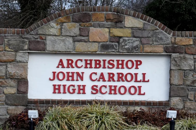 Archbishop John Carroll High School in Radnor is among the Archdiocese of Philadelphia entities that received Paycheck Protection Program loans.