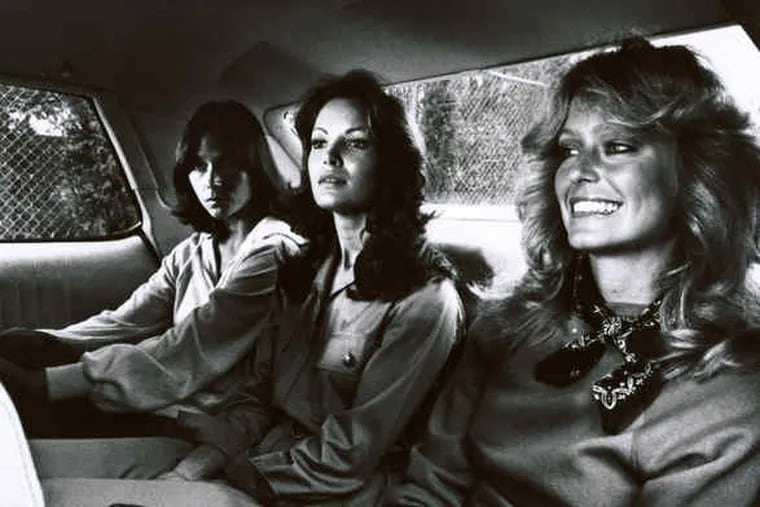 &quot;Charlie's Angels,&quot; starring (from left) Kate Jackson, Jaclyn Smith and the then-Farrah Fawcett-Majors, became an instant hit in 1976. The Farrah hairstyle was as popular.