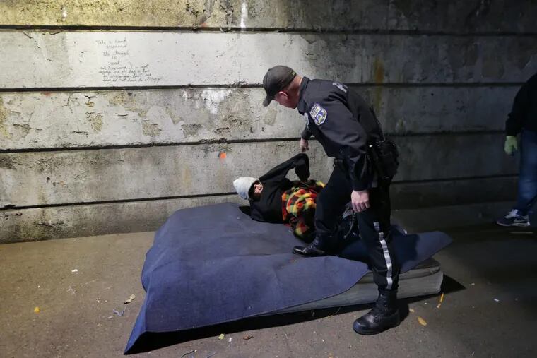 Camps of people using heroin have swelled under bridges and on the streets in the Kensington area, just a few miles northeast of booming Center City.