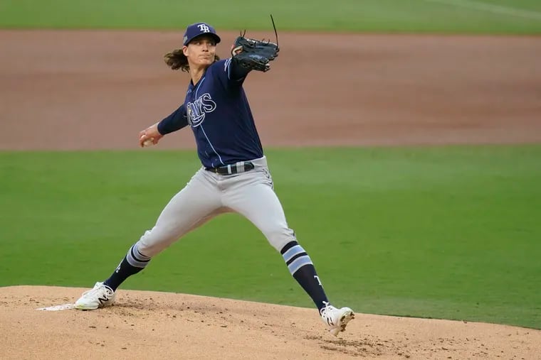 Rays pitcher Tyler Glasnow is a healthy underdog to Clayton Kershaw and the Dodgers in tonight's Game 1 of the World Series. Glasnow took the loss in his last outing on Wednesday when the Astros beat him. It snapped an 11-game win streak for Tampa when Glasnow starts, dating to Aug. 8.