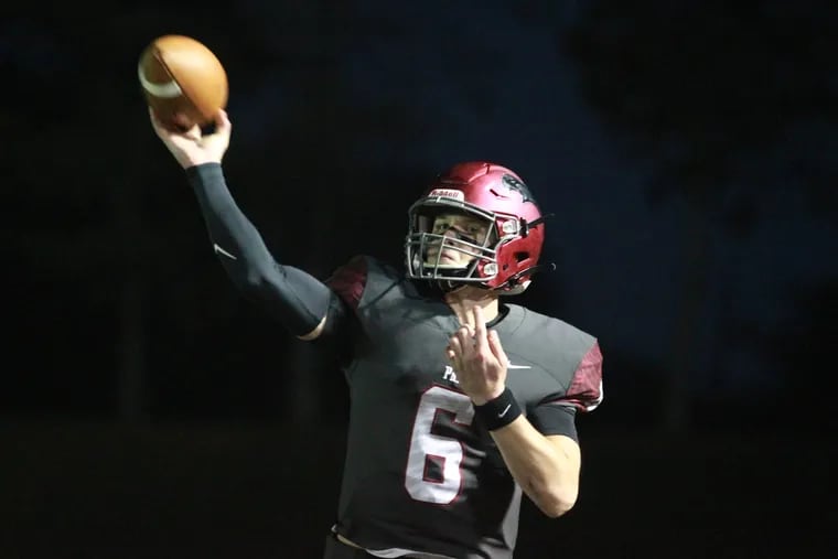 Quarterback Kyle McCord of St. Joseph's Prep, an Ohio State recruit, threw for 235 yards and a touchdown in the first half of a 38-14 win over La Salle.