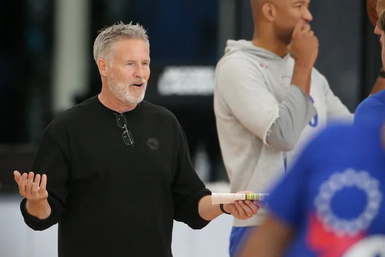 Brett Brown and his Sixers team are going to China next month.