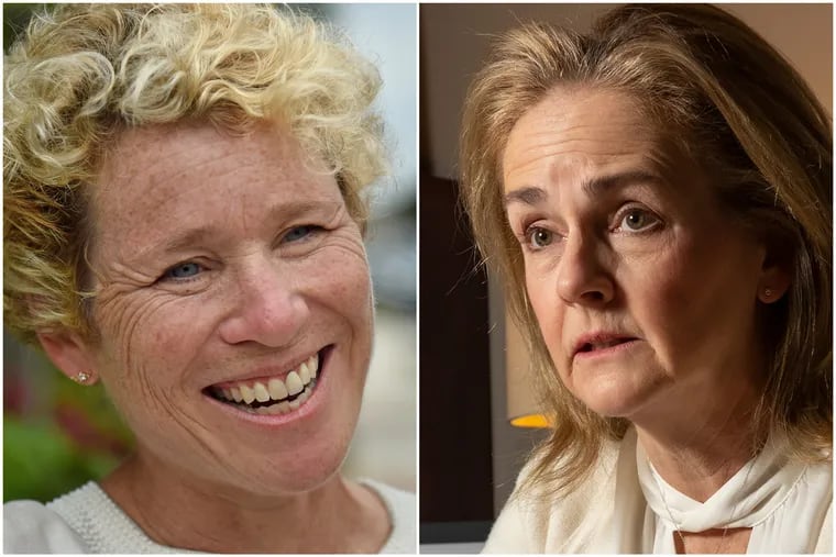 U.S. Rep. Chrissy Houlahan, left, and U.S. Rep. Madeleine Dean, said in a Friday letter to the head of the Pennsylvania National Guard that they are concerned about the command climate at the Horsham Air Guard Station.