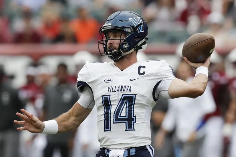Villanova quarterback Zach Bednarczyk has missed three of the last four Wildcats games because of a shoulder injury.