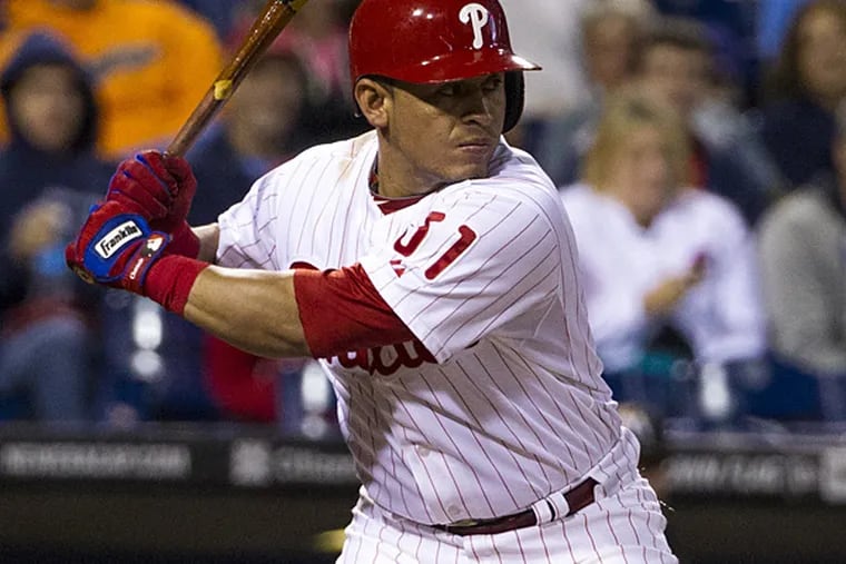 Philadelphia Phillies catcher Carlos Ruiz. (Chris Szagola/AP file photo)