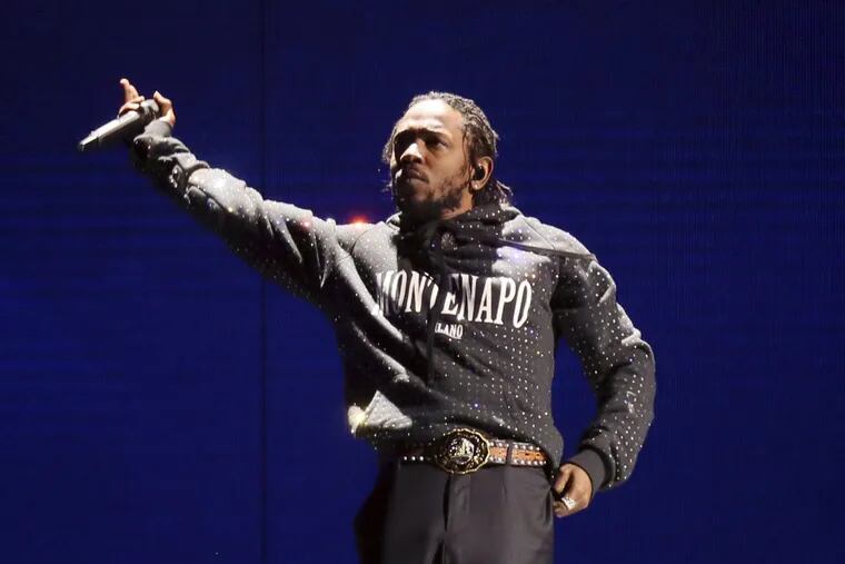 Kendrick Lamar performs at the Brit Awards 2018 in London. Lamar was nominated for five BET Awards including ones for best collaboration, with Rihanna for &quot;Loyalty,&quot; video of the year, album of the year and Coca-Cola Viewersâ€™ Choice.