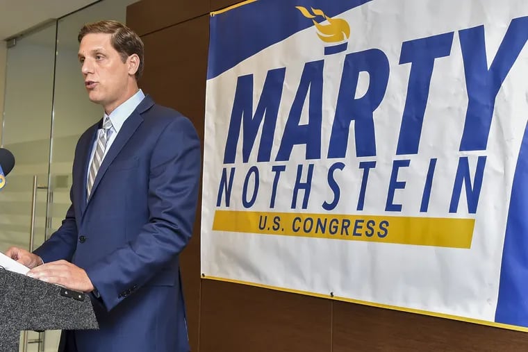 Republican Marty Nothstein, who is running for Congress in the Lehigh Valley, said he had been cleared of misconduct allegations.