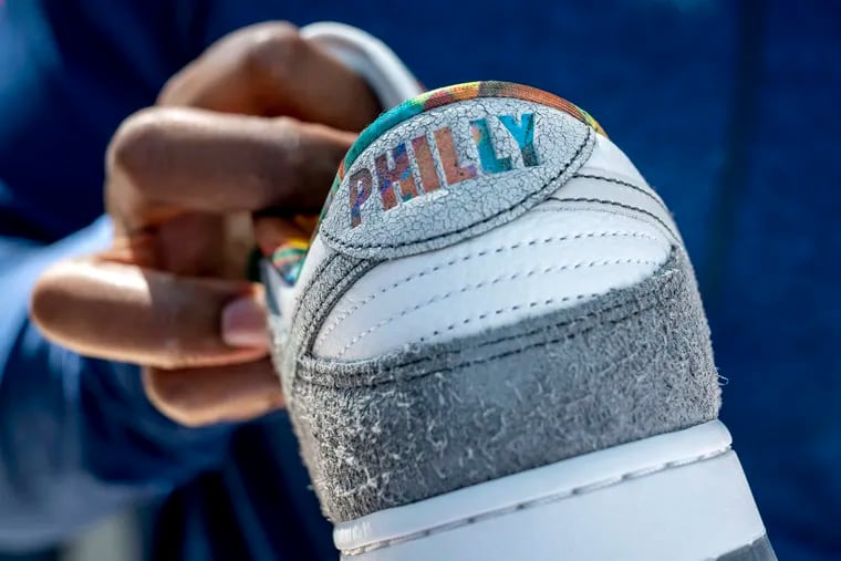 The newest Nike Dunk low "Philly" inspired shoe was released this week headlined by a video featuring Phillies slugger Bryson Stott and the Phillie Phanatic.