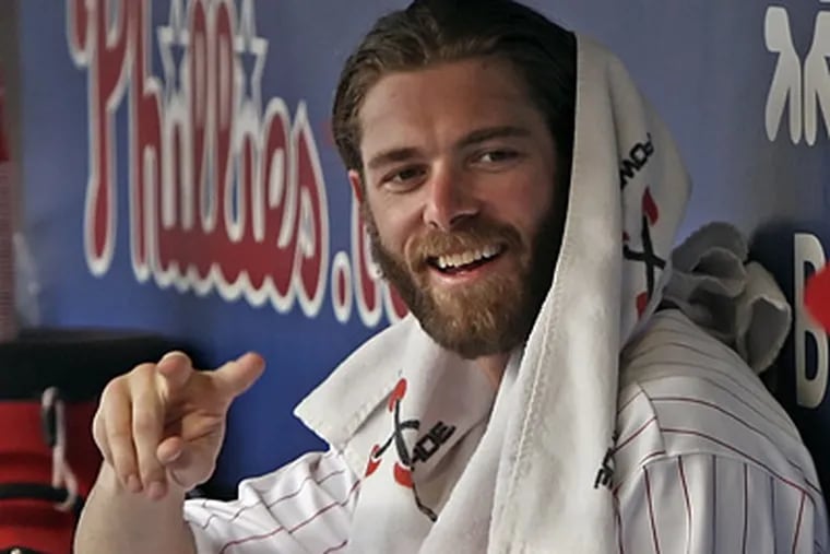 Jayson Werth is looking at a huge pay day when he becomes a free agent after this season. (Steven M. Falk / Staff Photographer)