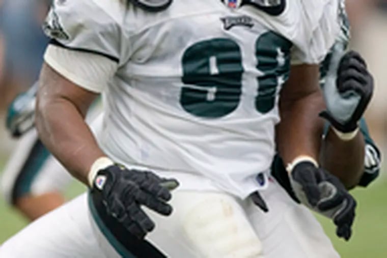 Defensive tackle Mike Patterson is one of the five listed starters from the Eagles&#0039; 2005 draft class.