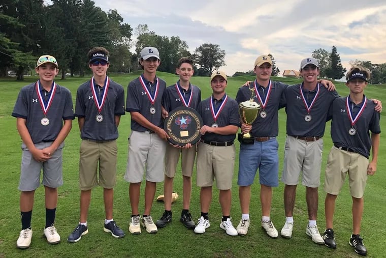 The La Salle golf team captured its second consecutive District 12 Class 3A championship on Tuesday.