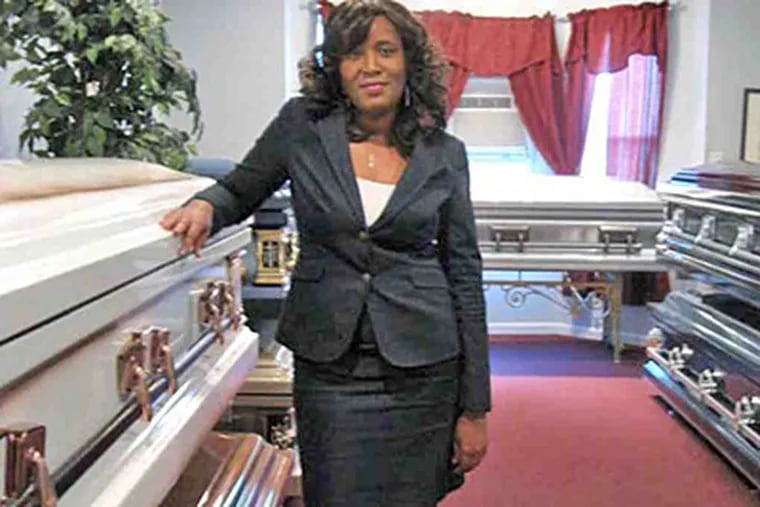 Funeral director Muneerah Warner, who founded the group Funeral Divas, for women in an industry long dominated by older men.