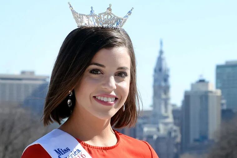 Holly Harrar, 22, of Pottstown, was crowned Miss Philadelphia 2016 on Saturday night. She will go on to compete in the Miss Pennsylvania Pageant in June.