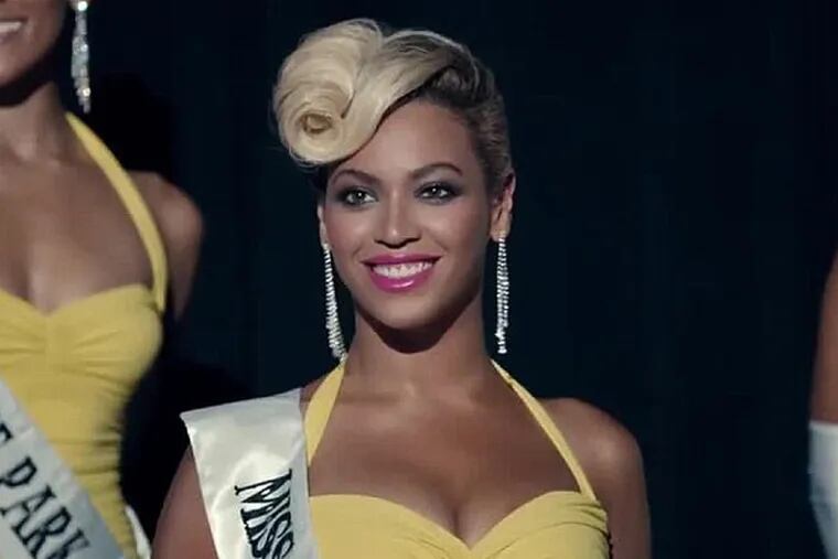 Screenshot from the Beyonce video for "Pretty Hurts"