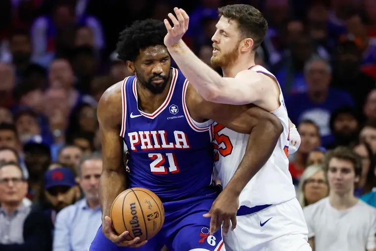 Joel Embiid played through several ailments in the Sixers' first-round series against the New York Knicks.