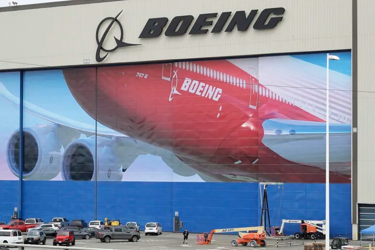 Boeing employs about 70,000 people in the Puget Sound area of Washington state and about 4,600 in Ridley Park, Delaware County.