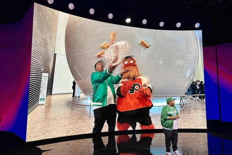 SNL star Kenan Thompson joined Gritty as part of Comcast's Converge event in February. Comcast invited out-of-town investors and reporters to Converge to get a peek at what happens at the company's headquarters in Philly.