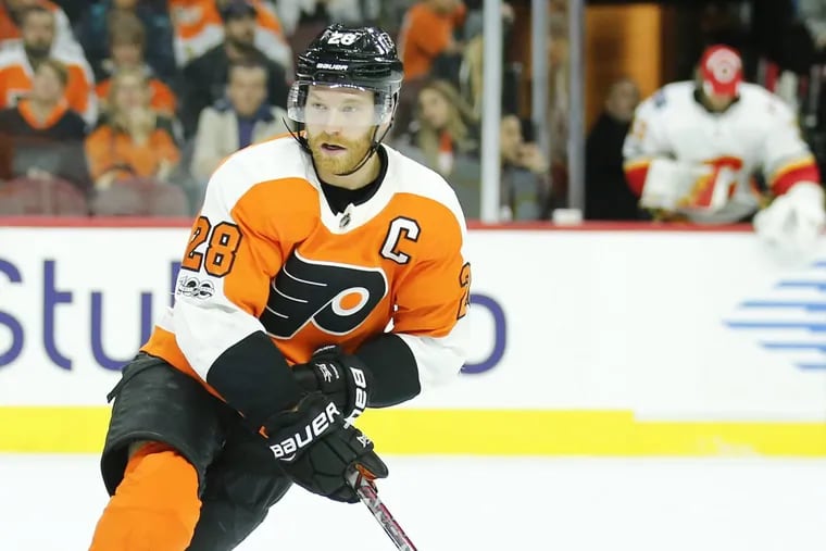 Flyers captain Claude Giroux reached a milestone on Friday.