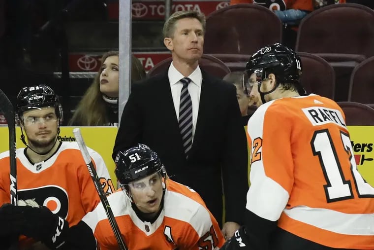 Dave Hakstol was fired by the Flyers on Monday.