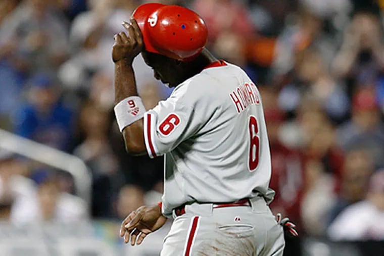 The Phillies have scored only three runs in the past five games. (AP Photo/Kathy Willens)
