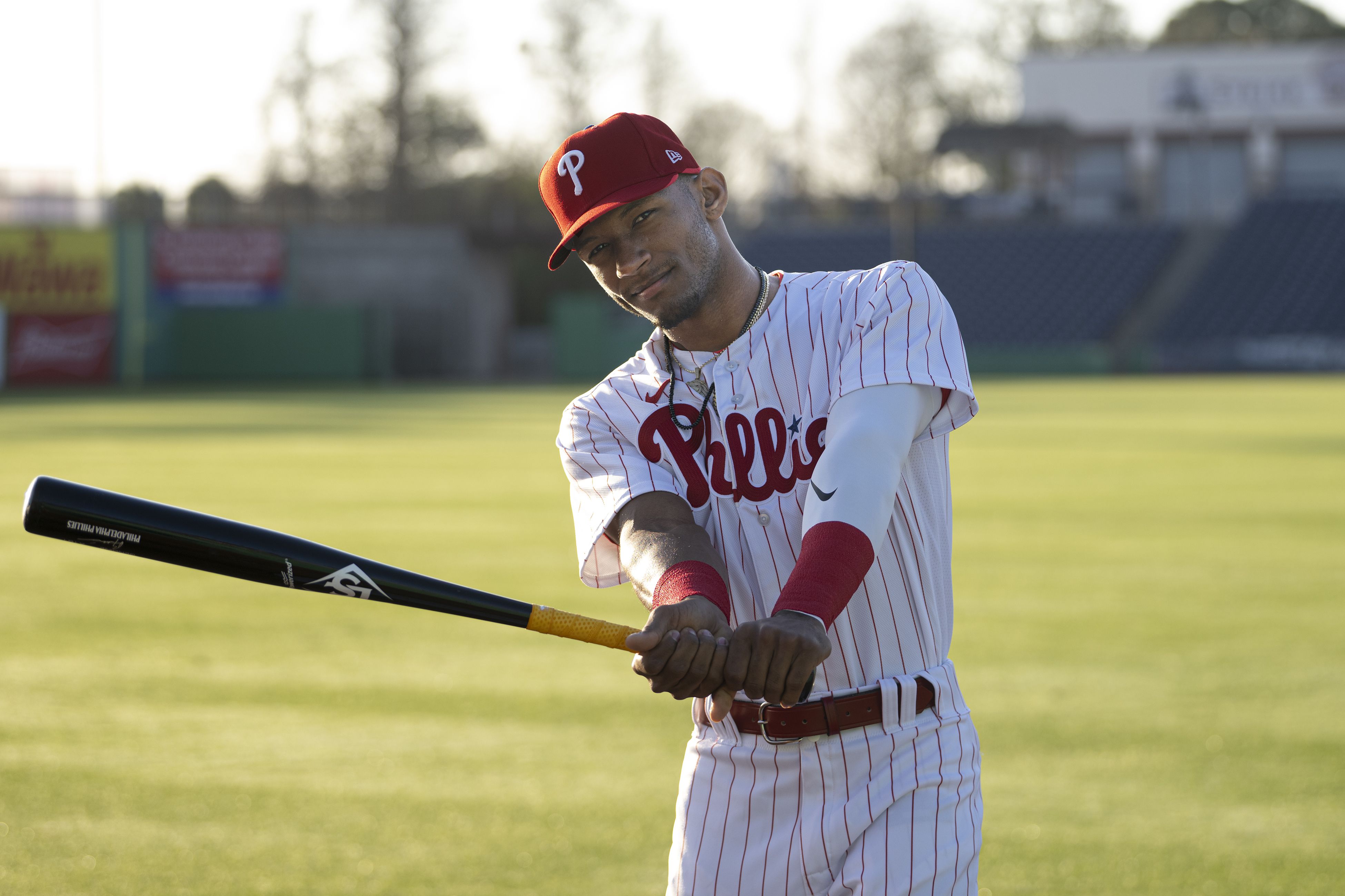 Center fielder Johan Rojas bringing a youthful energy to the