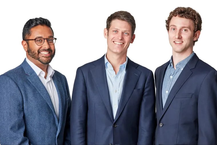 Blueprint Income founders (left to right): Nimish Shukla, Matt Carey, and Adam Colombo.