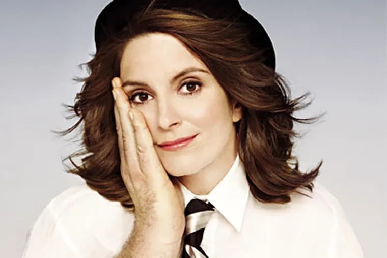 Tina Fey on the cover of her book, "Bossypants." (Little, Brown / Hachette Book Group)