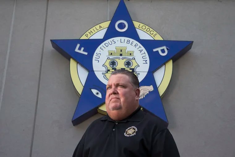 John McNesby, president of Fraternal Order of Police Lodge 5, is shown on Sept. 4, 2019.