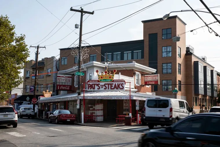Pat's Steaks at South 9th Street and Passyunk Avenue on Thursday.