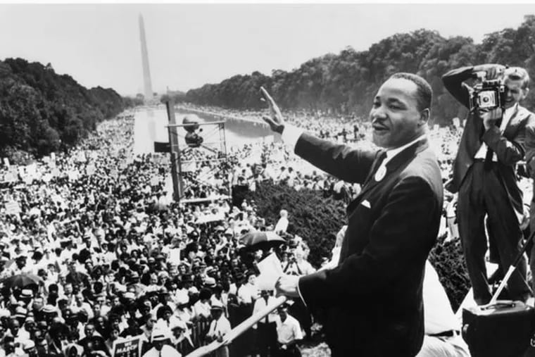 Martin Luther King Jr. in Washington, DC.