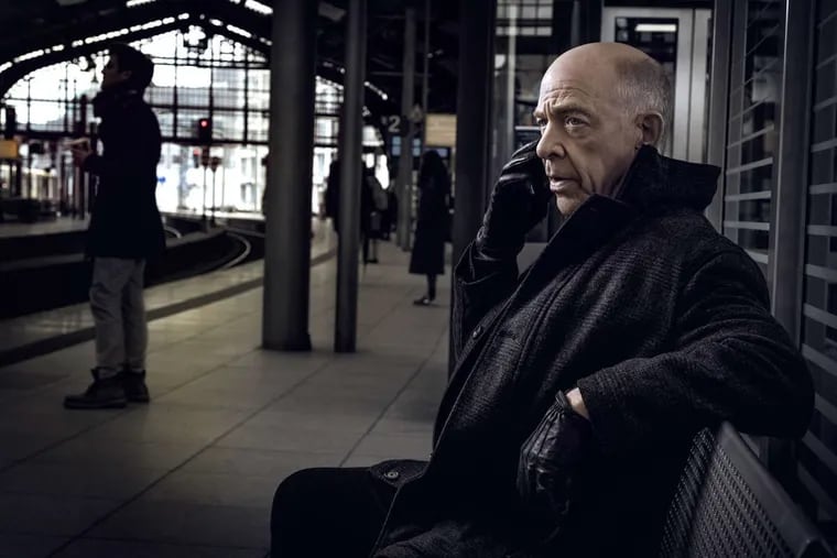 J.K. Simmons in a scene from Starz's &quot;Counterpart,&quot; in which he plays a low-level employee of a secretive international agency who makes a life-changing discovery