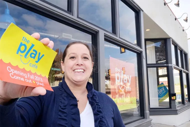 Bryn Mawr’s Play Cafe, co-founded by Lauren Ainsworth, will open with fun for kids and their parents. (Mark C. Psoras / For the Daily News)