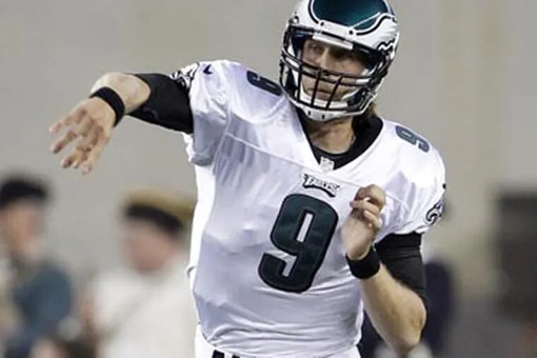 Nick Foles has gained a good deal of fan support due to his play during the preseason. (Yong Kim/Staff Photographer)