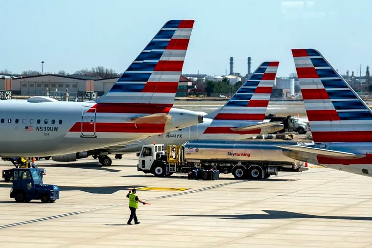 Philadelphia International Airport on Mar. 22, 2021. Airport officials said Tuesday the development of new cargo services could generate $1 billion a year in regional economic impact.