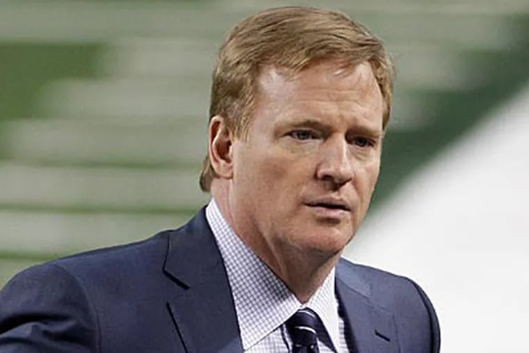 Roger Goodell and NFL owners believe revenues are going to expand exponentially over the next 20 years. (AP Photo)