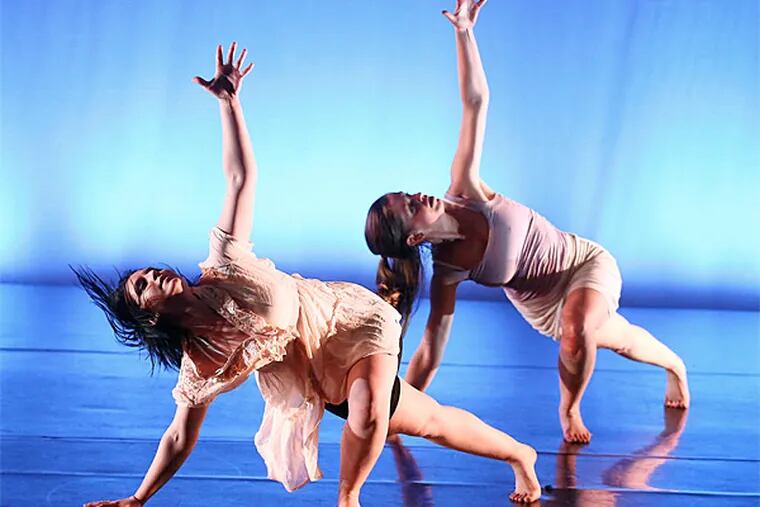MM2 Modern Dance Company will perform &quot;Breath&quot; Wednesday at the Michener Art Museum. (Bill Hebert)