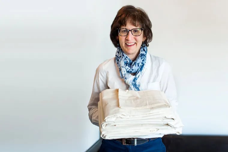 Janet Wischnia, CEO of American Blossom Linens, has seen her brand's revenue jump by 400% since April.