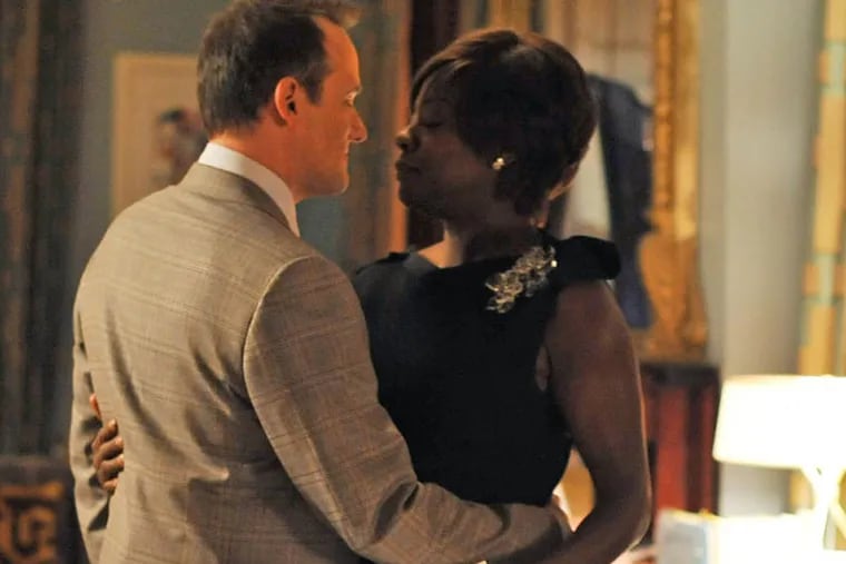 Tom Verica with Viola Davis, star of ABC’s “How to Get Away with Murder,” where Verica plays the husband of Davis’ character. (ABC/Nicole Rivelli)