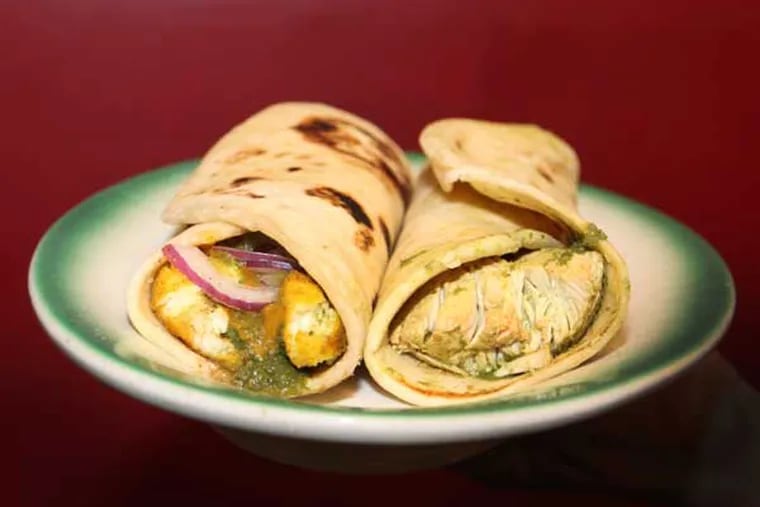 Spice End restaurant specializes in kati rolls, which are like Indian burritos.