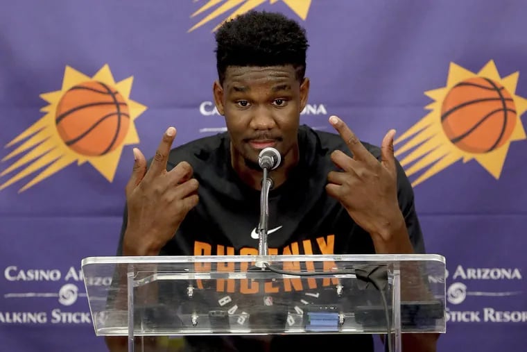 Deandre Ayton might be the Suns' choice with the No. 1 pick.