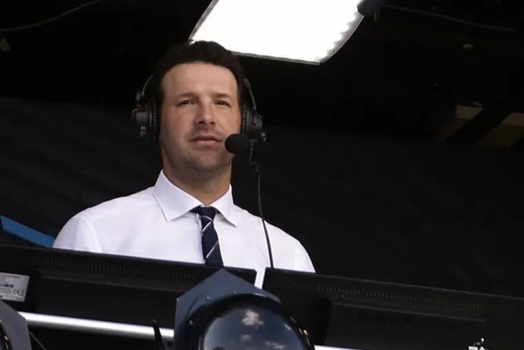 Former Dallas Cowboys quarterback Tony Romo is entering his second season as the lead NFL analyst for CBS Sports. He'll rejoin play-by-play announcer Jim Nantz and sideline reporter Tracy Wolfson.